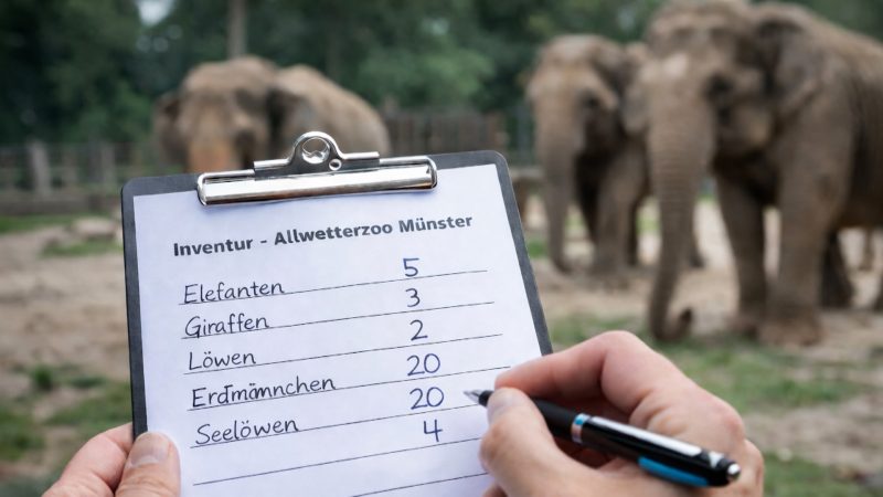 Große Zählaktion im Zoo: Inventur zwischen Flamingos, Schildkröten und Fischen (Foto: SAT.1 NRW)