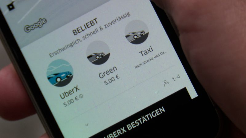 Mindesttarif für Uber sorgt für Streit (Foto: SAT.1 NRW)