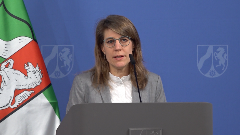 Verena Schäffer übernimmt Ministeramt (Foto: SAT.1 NRW)