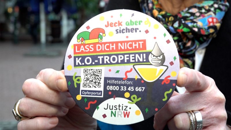 Karneval rückt näher – NRW warnt vor K.-o.-Tropfen (Foto: SAT.1 NRW)