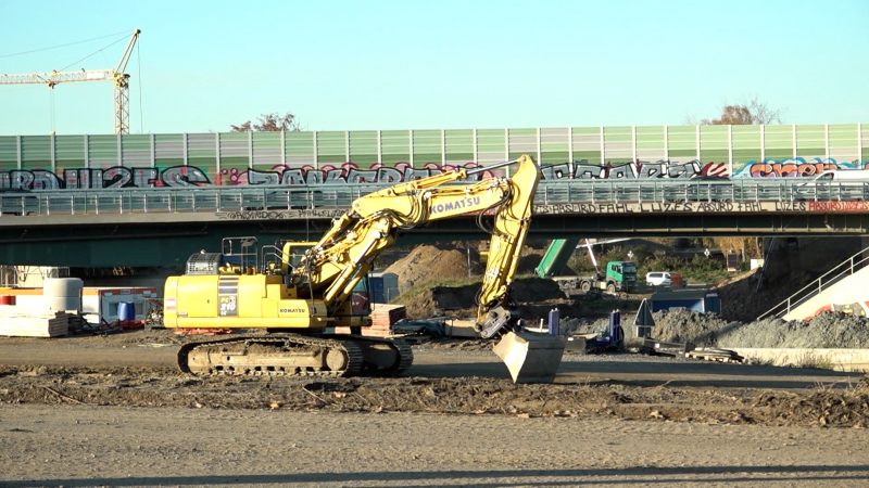 A40 am Kreuz Kaiserberg gesperrt (Foto: SAT.1 NRW)