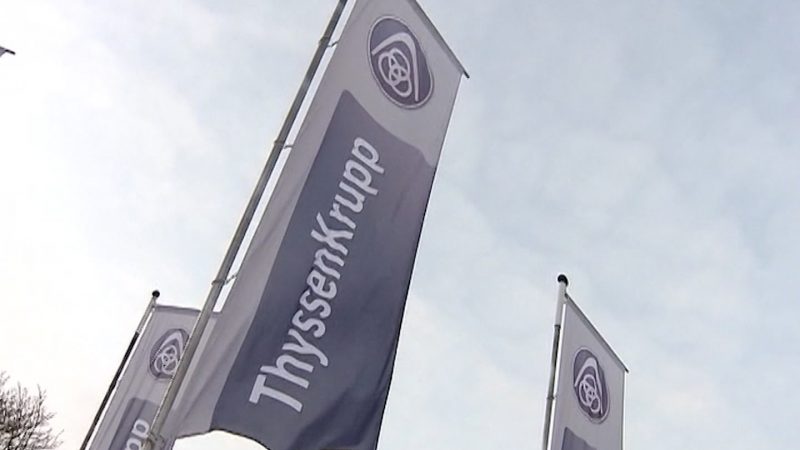 Thyssenkrupp mit Verlust – Sorge um Jobs (Foto: SAT.1 NRW)